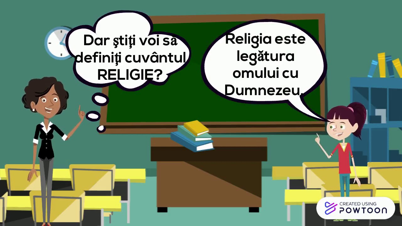 Prima ora de religie a micului crestin