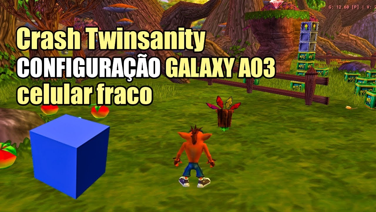 Crash Twinsanity Configura&ccedil;&atilde;o no Galaxy A03 | AETHERSX2