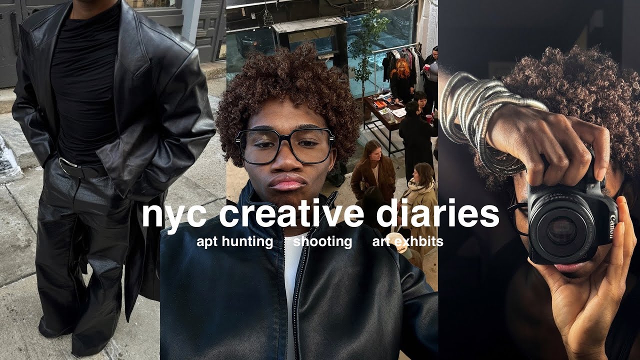 WEEK IN MY LIFE AS A CREATIVE IN NYC | shooting, art exhibits, apt hunting