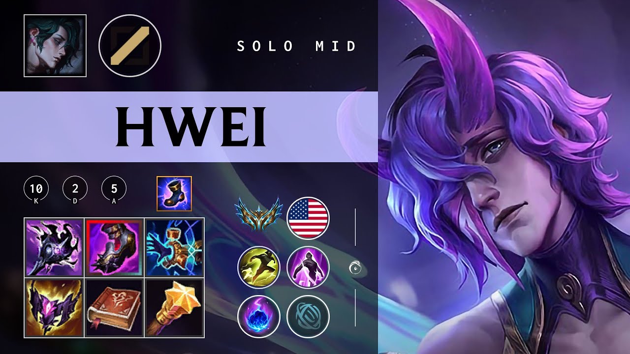 Hwei Mid vs Orianna - NA Challenger Patch 26.02