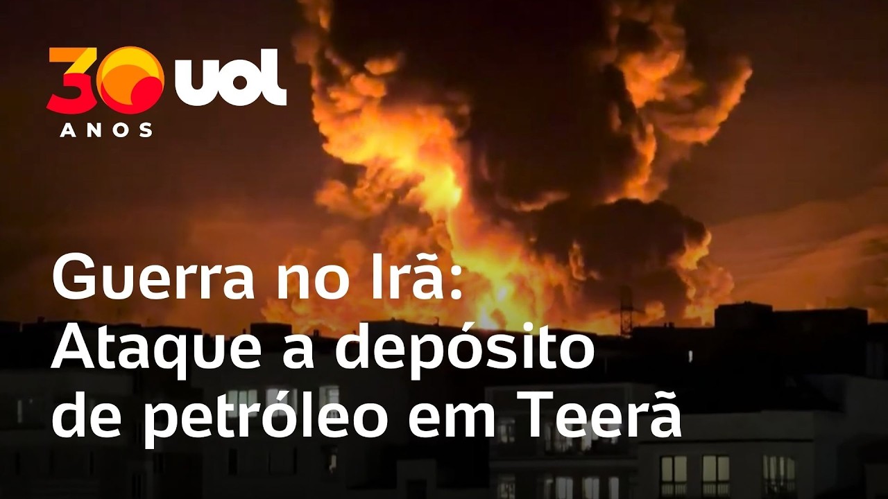 Ataque a depósito de petróleo em Teerã provoca grandes explosões e eleva tensão no Irã