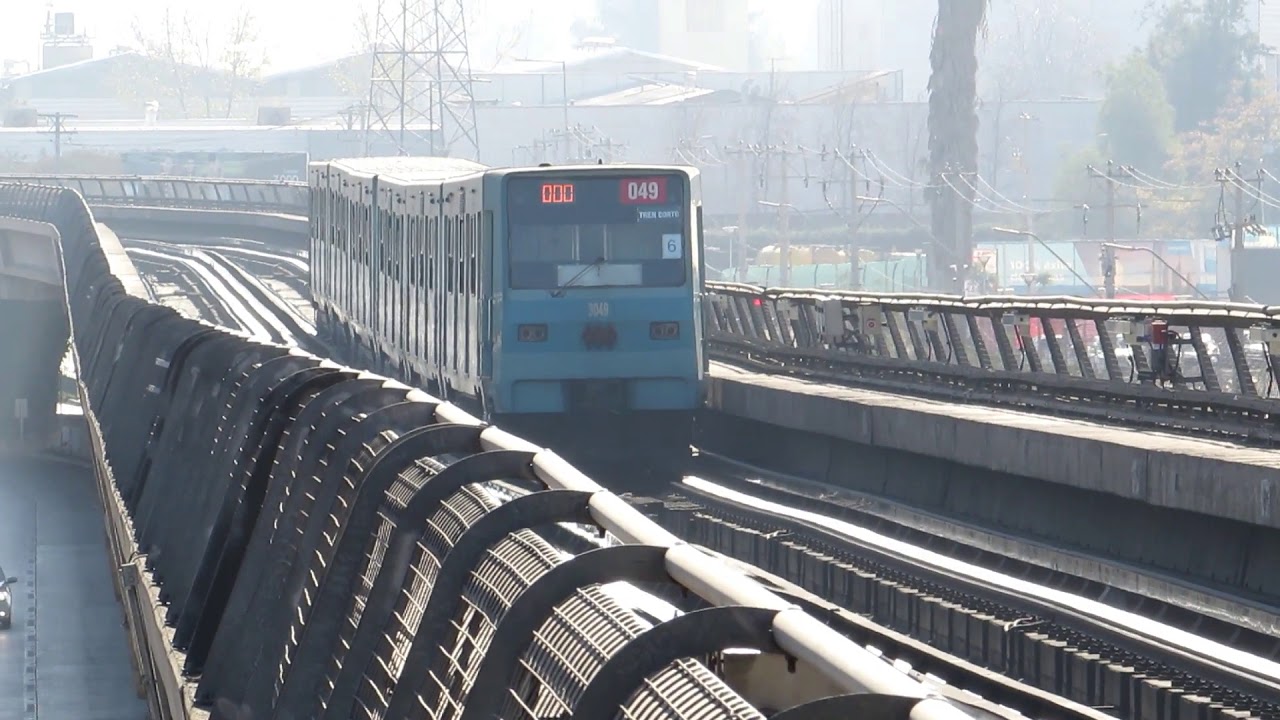 Metro De Santiago | Trenes NS-74 en Camino Agr&iacute;cola