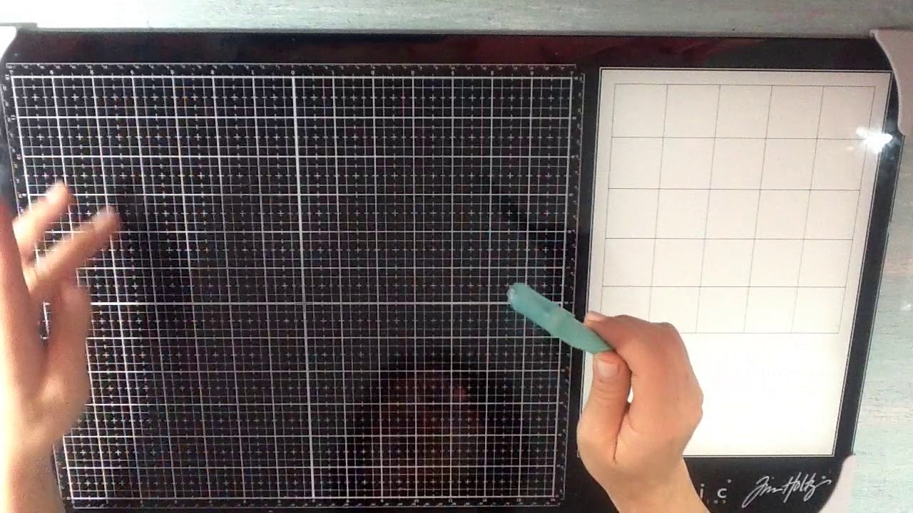 Tim Holtz Mixed Media Mat-Review / Mat de vidrio Tim Holtz