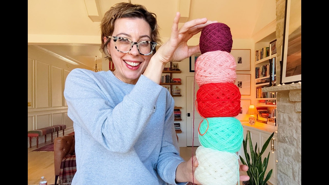 I Knit Colorful Stripey Socks!