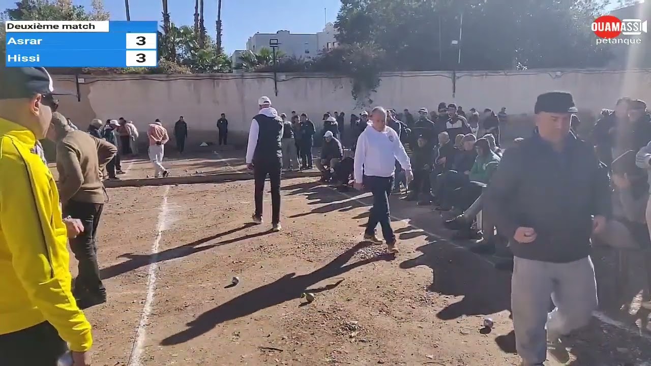 Deuxième matchs des gagnants Cheminot Oujda Triplette Meknès CODM Hissi VS Assrar MCO Oujda
