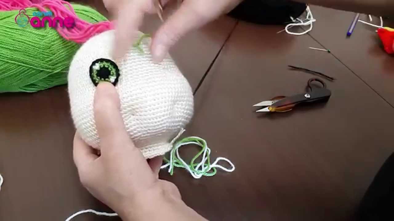 Bebek Göz Yapılışı Örgü Oyuncak Amigurumi , Canım Anne @Canım Anne