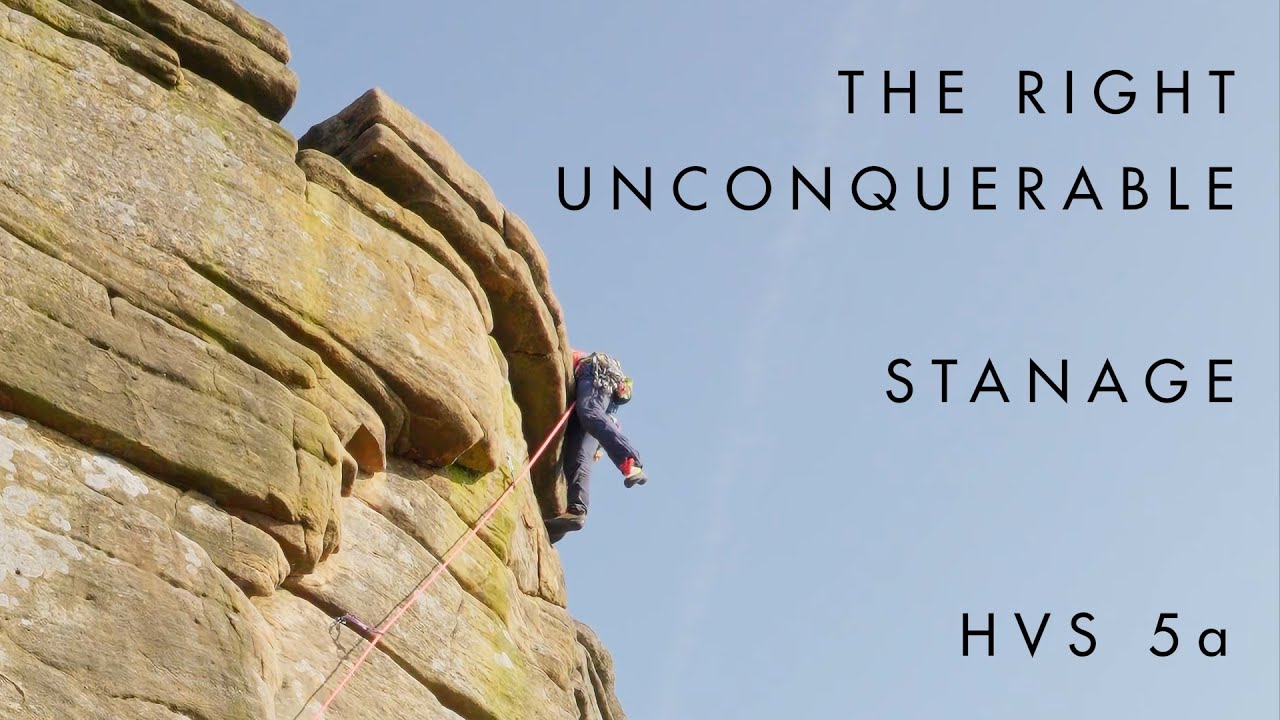 Hard Rock  - The Right Unconquerable - HVS 5a - Stanage