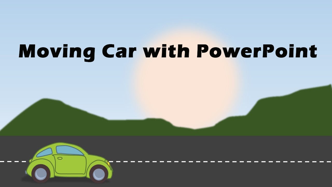 Moving Car Animation | PowerPoint Tutorials