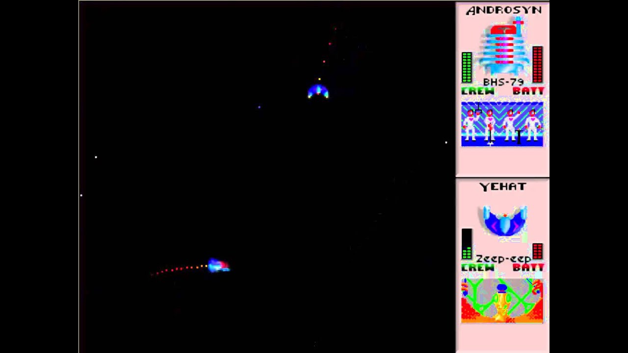 Star Control 2 Ur-Quan Masters Launch Fighters with the Dreadnaught