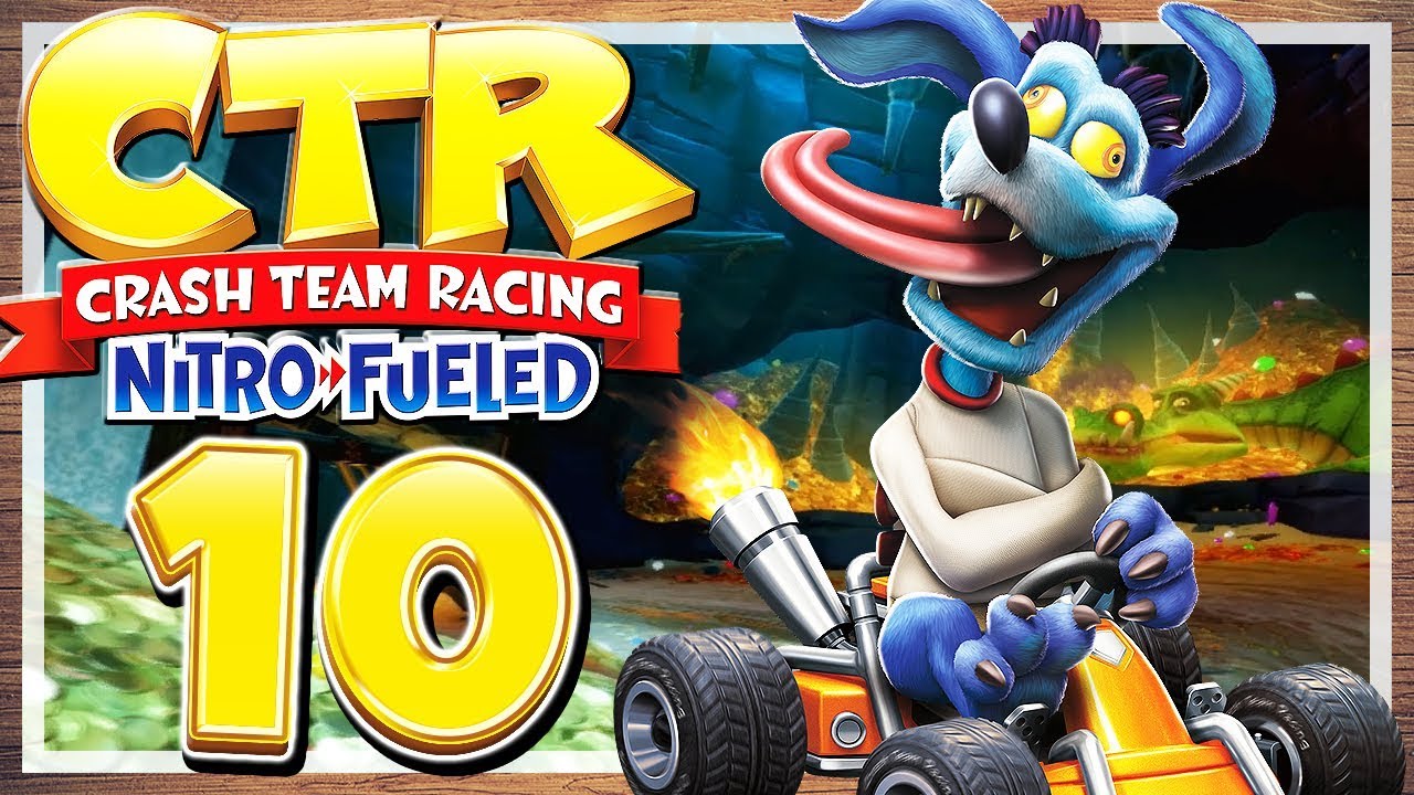 CRASH TEAM RACING NITRO-FUELED # 10 🏁 Totaler Struggle mit Ripper Roo in den Drachenminen