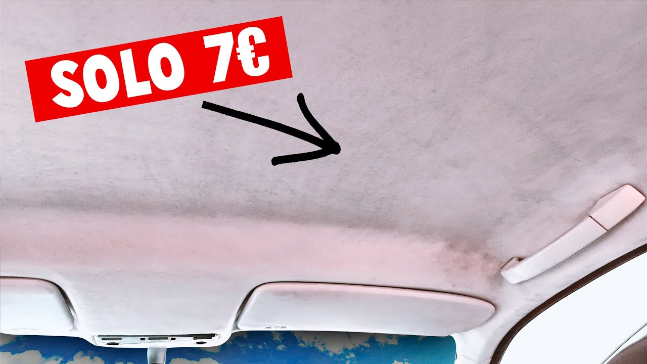 ARREGLAR el TECHO DESPEGADO del COCHE SIN DESMONTAR ✅ Fácil | ¡No pongas Chinchetas!