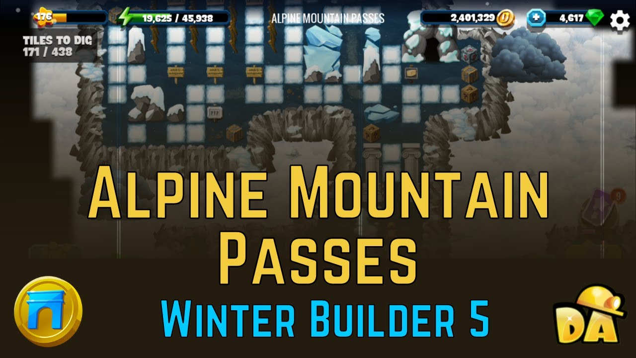 Alpine Mountain Passes - #3 Winter Builder 5 - Diggy's Adventure