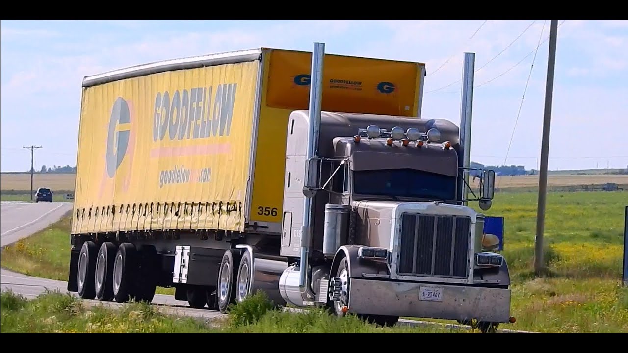 Truck Spotting - Hwy 7 & 11 | Custom Peterbilt 379, Kenworth W900L, Super B's and Nice Rides!