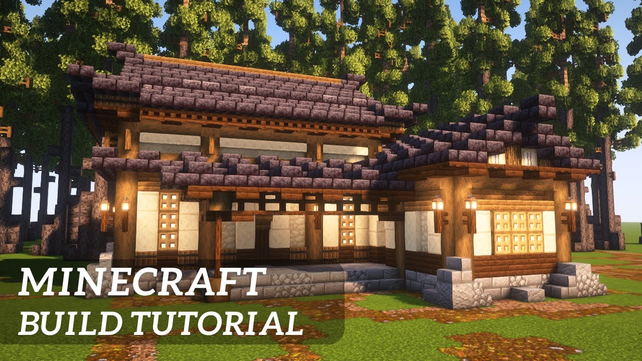 【Minecraft】How to Build a Japanese House (With Interior)