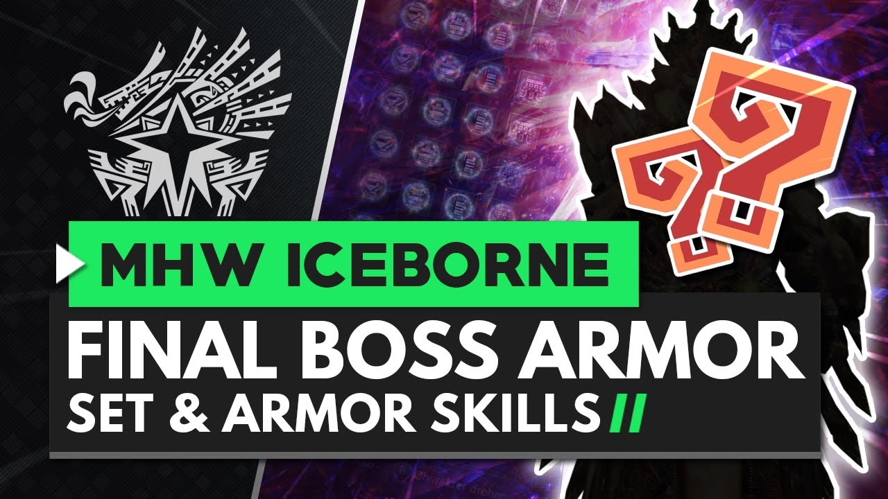 Monster Hunter World Iceborne | Final Boss Armor, Weapons & Skills