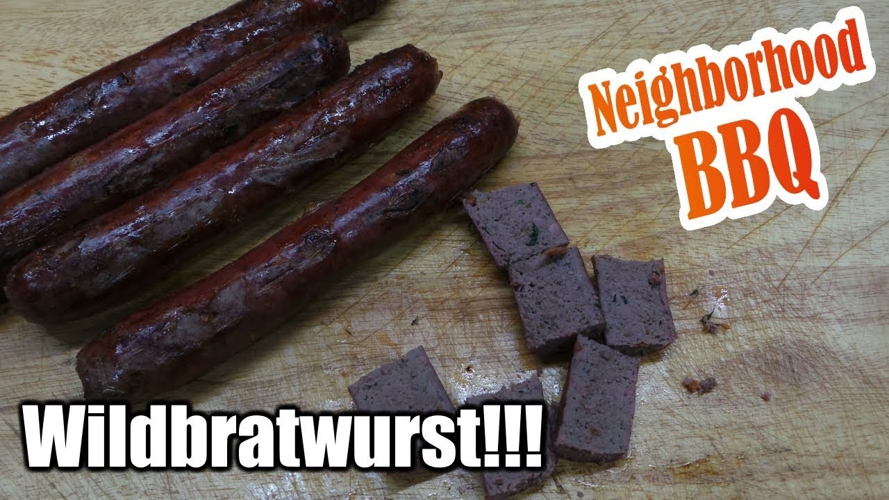 Wildbratwurst selber herstellen und grillen!!! Mit Neighborhood BBQ
