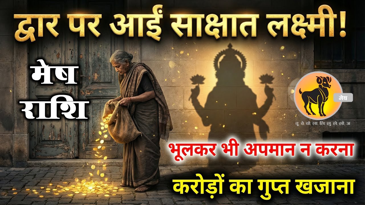 मेष राशि: घर के द्वार पर आईं माता लक्ष्मी! 💰 सावधान शनिदेव का न्याय शुरू | Mesh Rashi 2026
