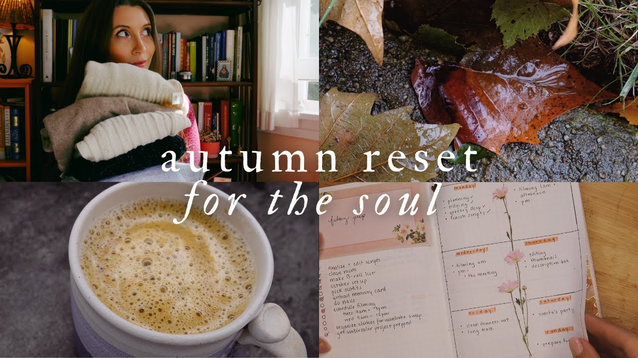 you can begin again this autumn🍁 cozy fall vlog for your soul🍂 bullet journaling, unpacking sweaters