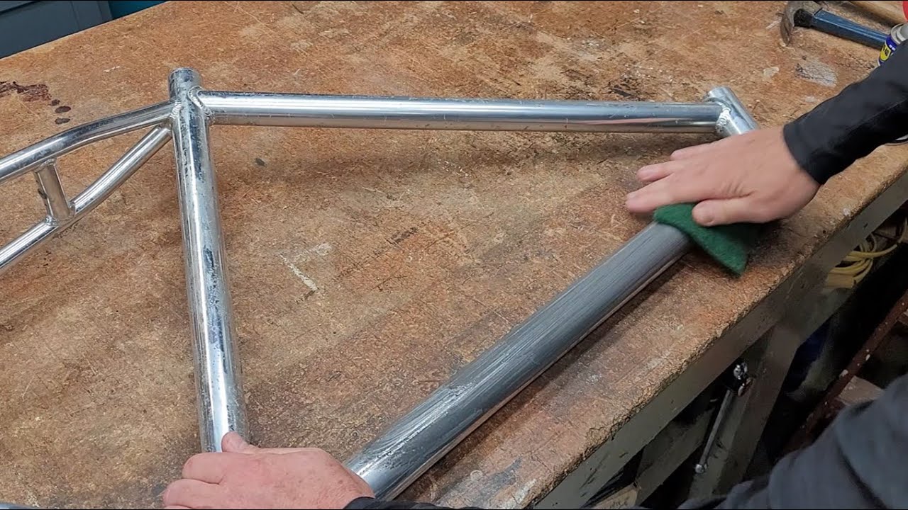 Trying to Polish an Aluminum Vintage Mountain Bike Frame - 1997 Marin Indian Fire Trail