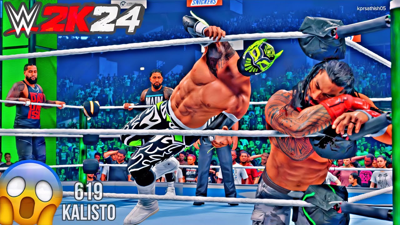 WWE 2K24 - Handicap Match | Kalisto vs Bloodline |●Brutal Match PS5 Gameplay 4K