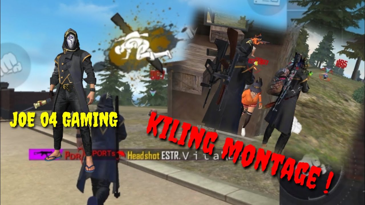 MOMENT KILLING MONTAGE JOE 04 GAMING, BAR-BARIN MAP BERMUDA 🔥, FREE FIRE !