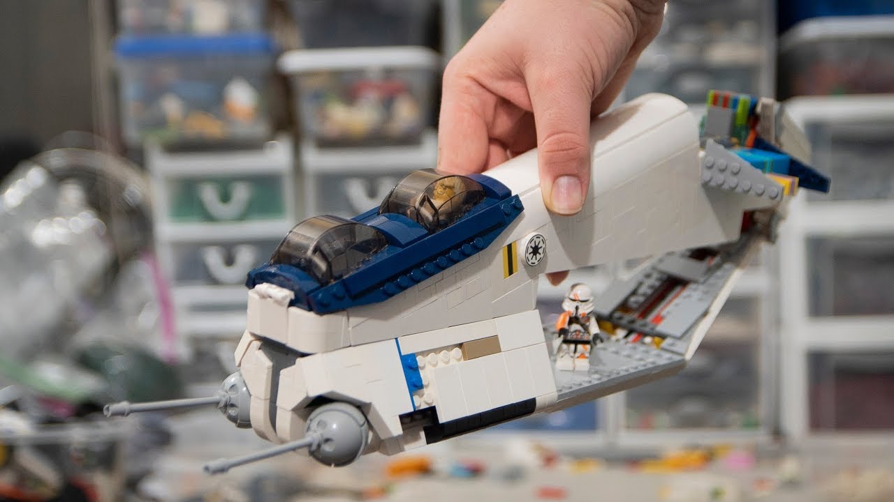 LEGO Republic Gunship Build Log #3 - Crazy Structure