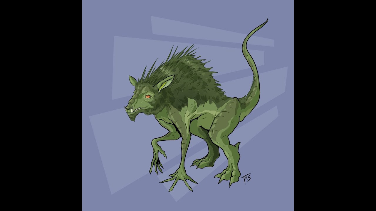 Cryptids and Monsters:  Grunch Road Monster, Louisiana's 