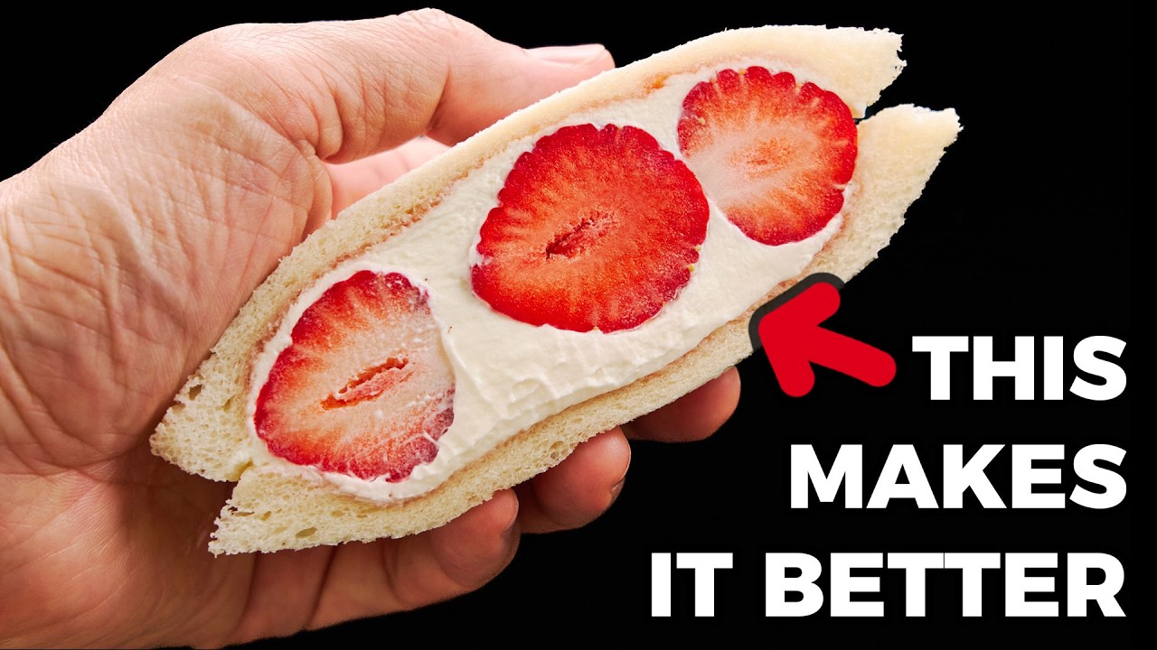 Ichigo Sando Recipe (Japanese Strawberry Sandwich)