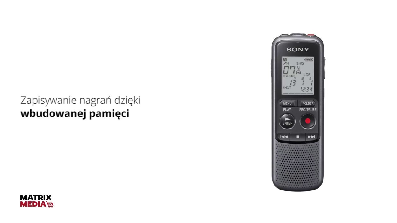 Dyktafon SONY ICD PX240 - rozwiązanie dla Youtuber&oacute;w