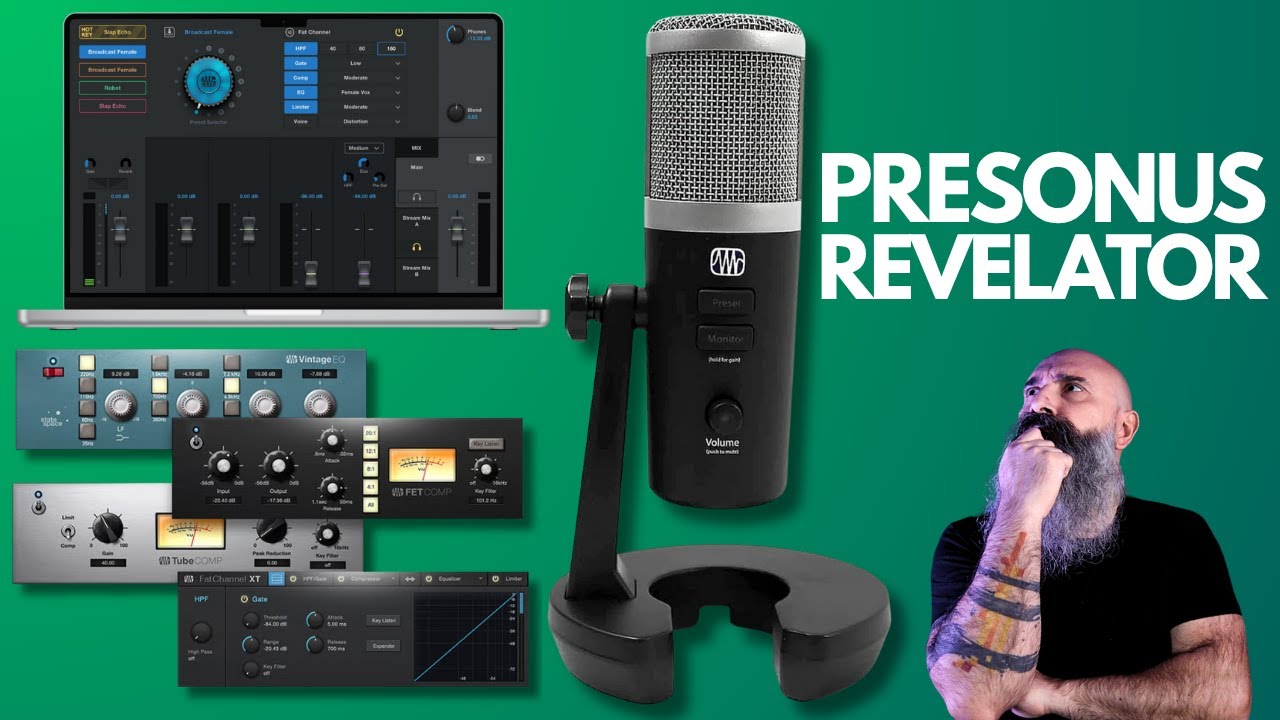 Microfono Presonus Revelator: valutazione e prova audio