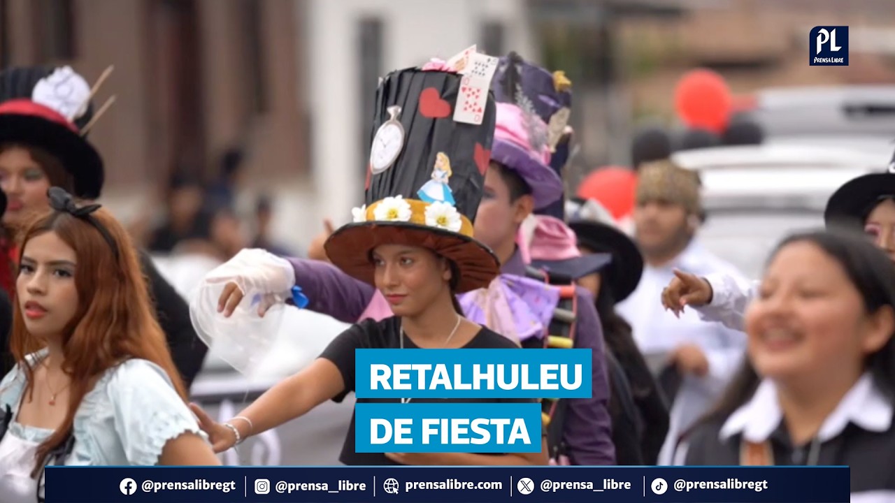 Retalhuleu celebra más de 35 años del tradicional desfile de disfraces estudiantil