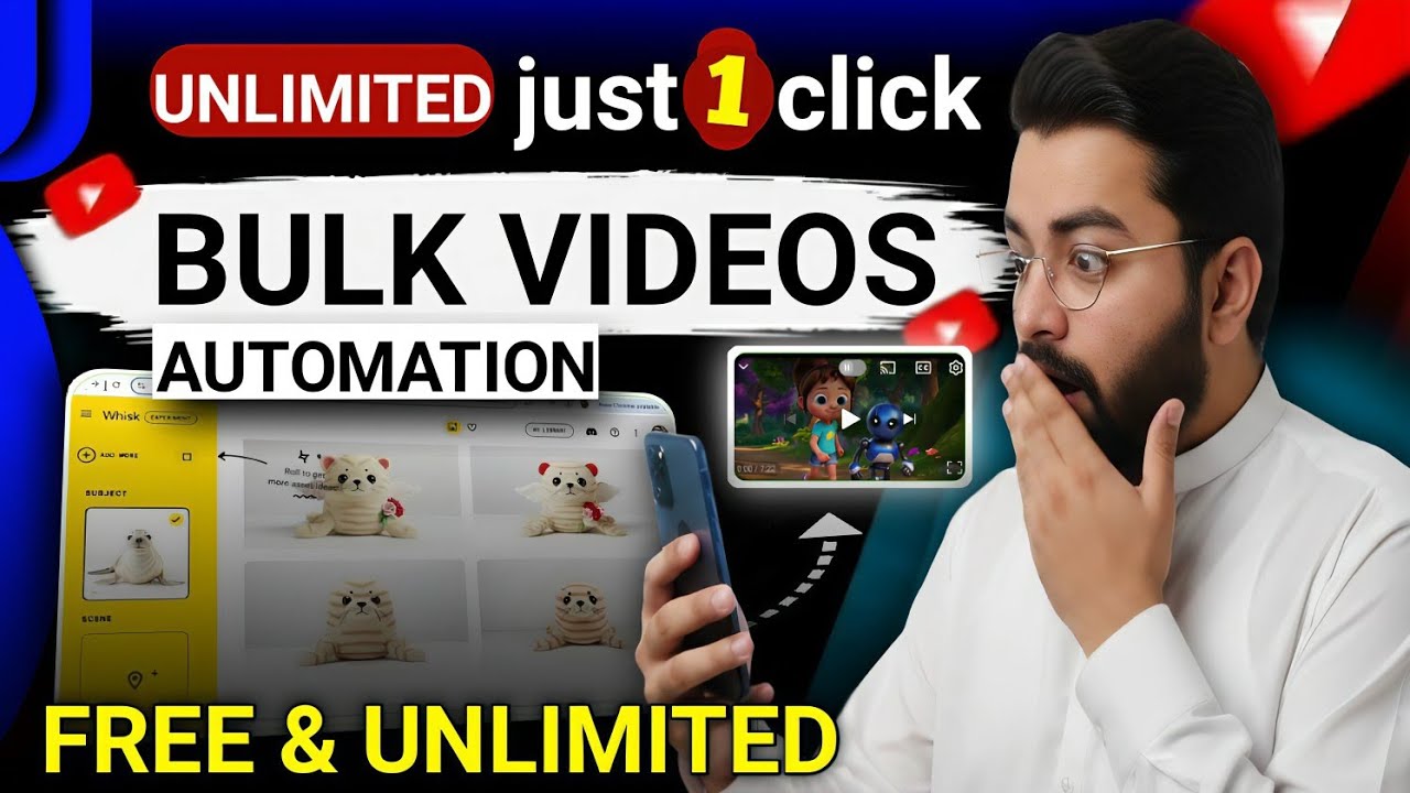 Unlimited Al Video Generator 2026 | FREE Bulk Text-to-Video Automation (Auto Whisk Tutorial)