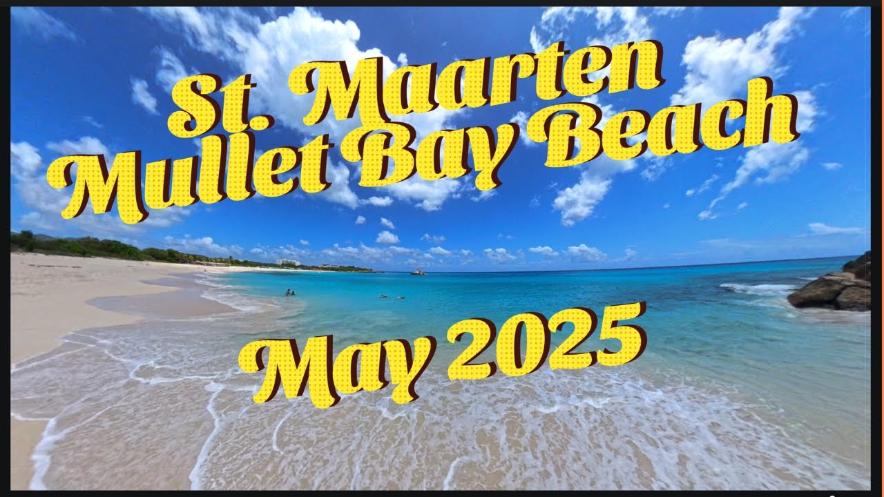 St Maarten Mullet Bay Beach, Saint Martin, Royal Caribbean Wonder of the Seas, #stmaarten, #stmartin