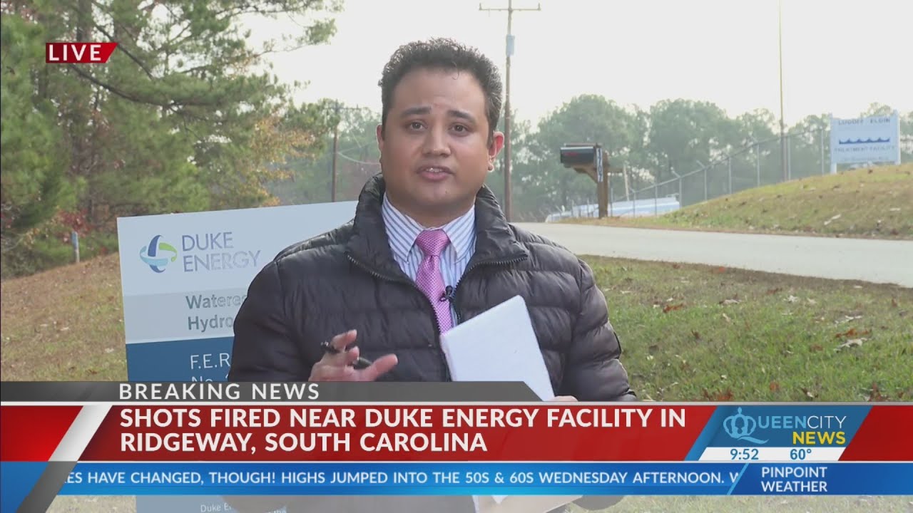 Shots fired near Duke Energy facility in South Carolina