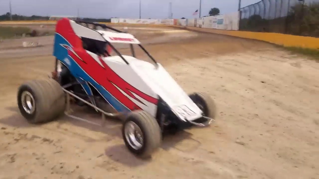 Micro Sprint Testing Hendry County Speedway