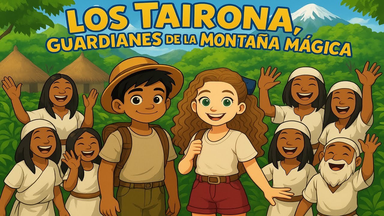 ¡La Asombrosa Historia de los TAIRONA contada para niños CURIOSOS! | ¿Quiénes fueron los TAIRONA?