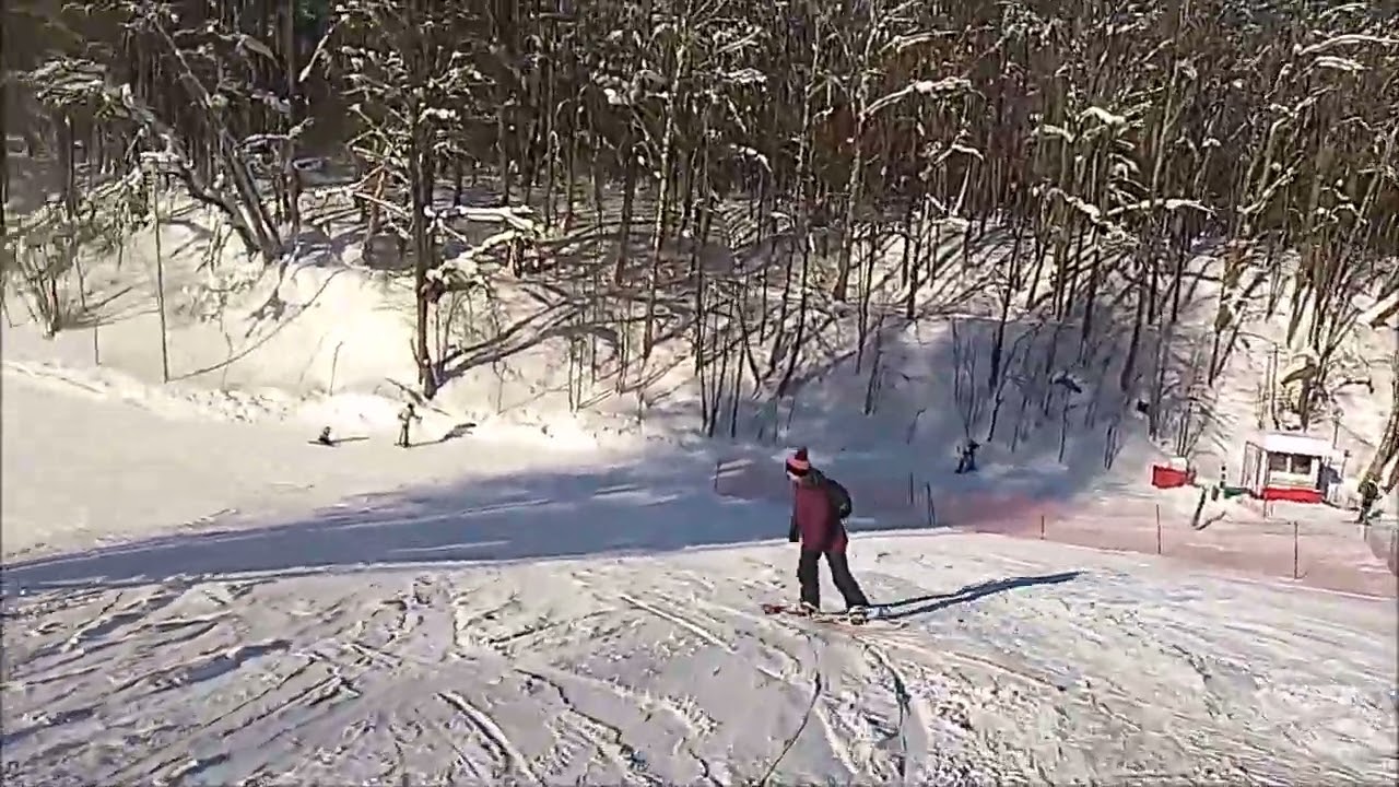 Катерина на сноуборде в Ясенево 