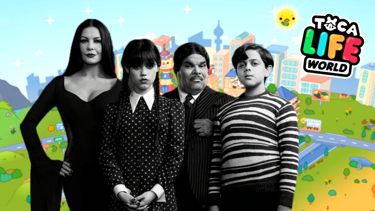 Addams Family vs Wednesday Addams Toca Life World 💕What's your favorite character ?😱 Toca Boca