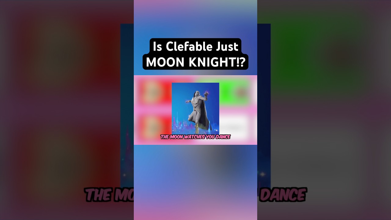 Is Clefable Just MOON KNIGHT!? #pokemon #funny #pokemoncommunity