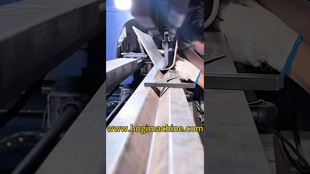 Hogi CNC bending machine, sheet metal thick plate bending#machine #hydraulicpress #hydraulic #cnc