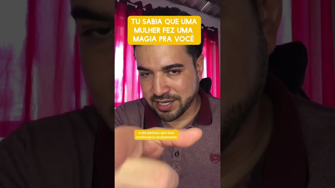Tu sabia que uma mulher fez uma, magia pra você 