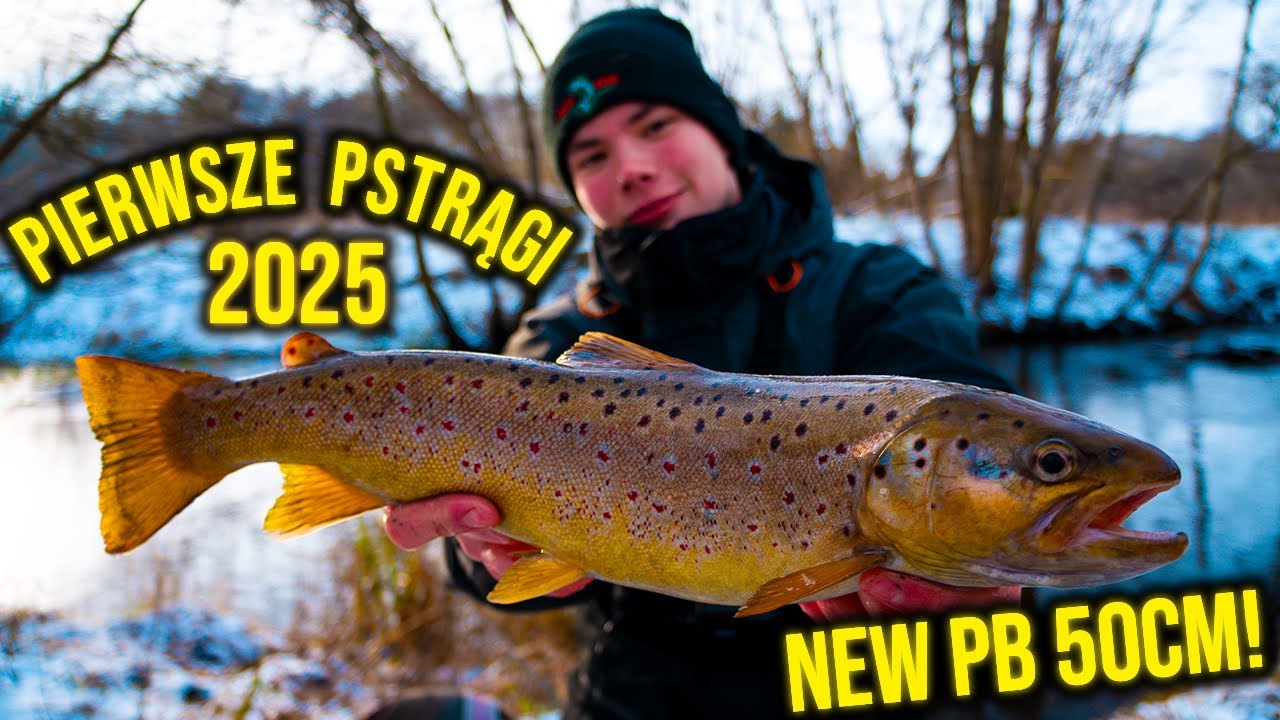 WIELKI PSTRĄG NA STARCIE SEZONU! | PSTRĄGI Z MAŁEJ RZEKI | #vlog67