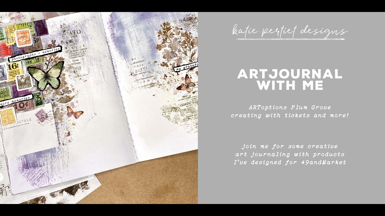 ART Journal with Me | Plum Grove Blank Canvas