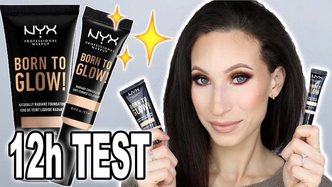 NYX Born To Glow Fondotinta + Correttore TEST 12 ORE!! 🕛 | Giulia Bencich