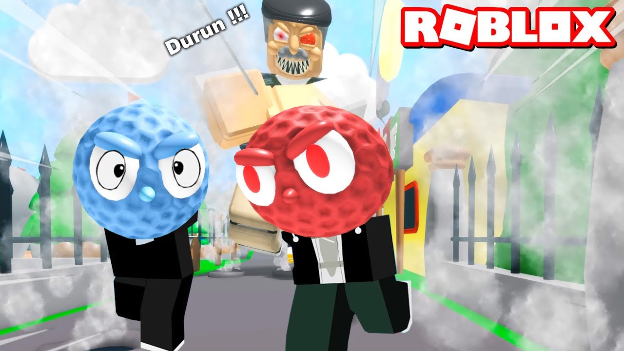 Golf Topu Olduk!! Canavar Patrondan Ka&ccedil;ış - Panda ile Roblox Escape The Golf Course Obby!
