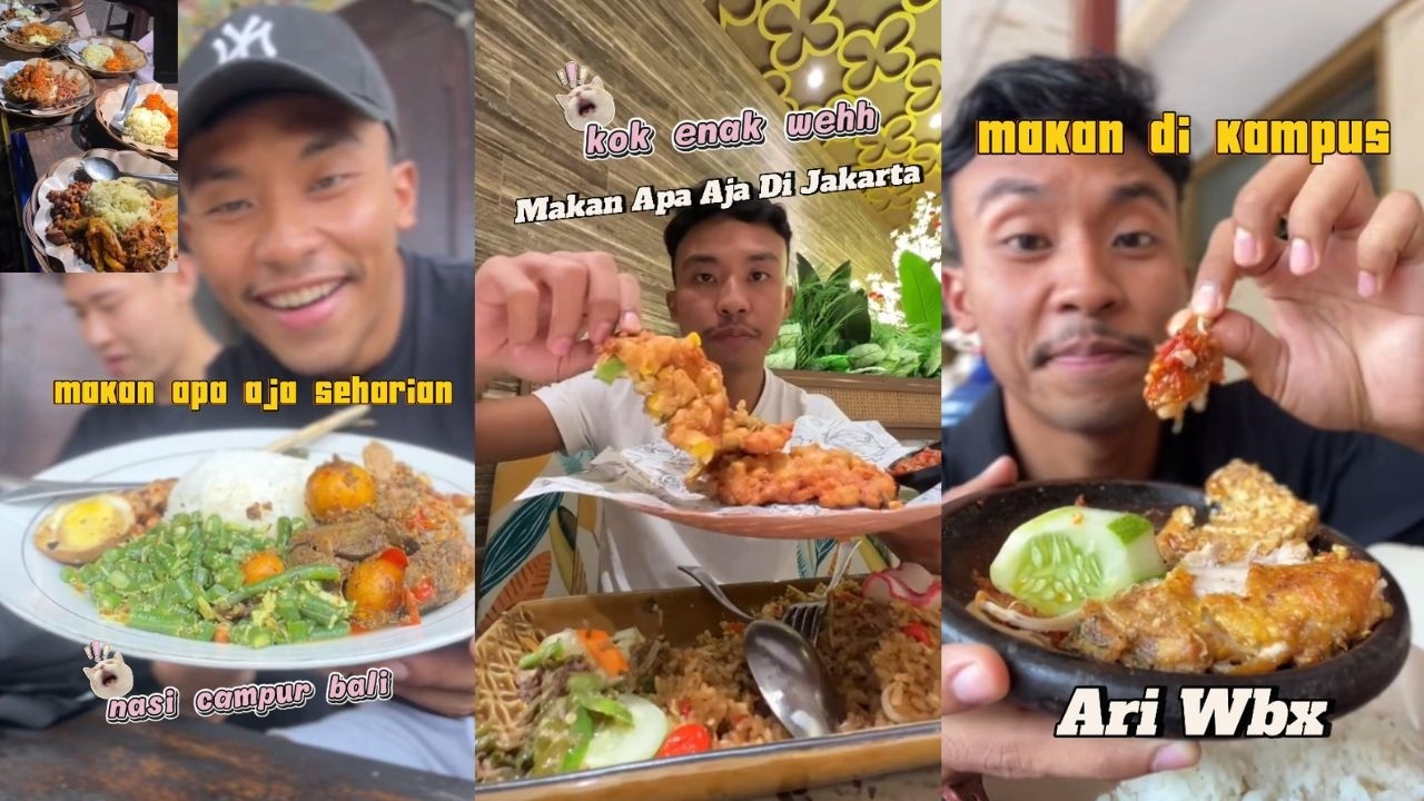 Jajan Di Kampus, Kulineran Di Jakarta, Dan Makan Seharian Bareng Tiktoker Ari WBX