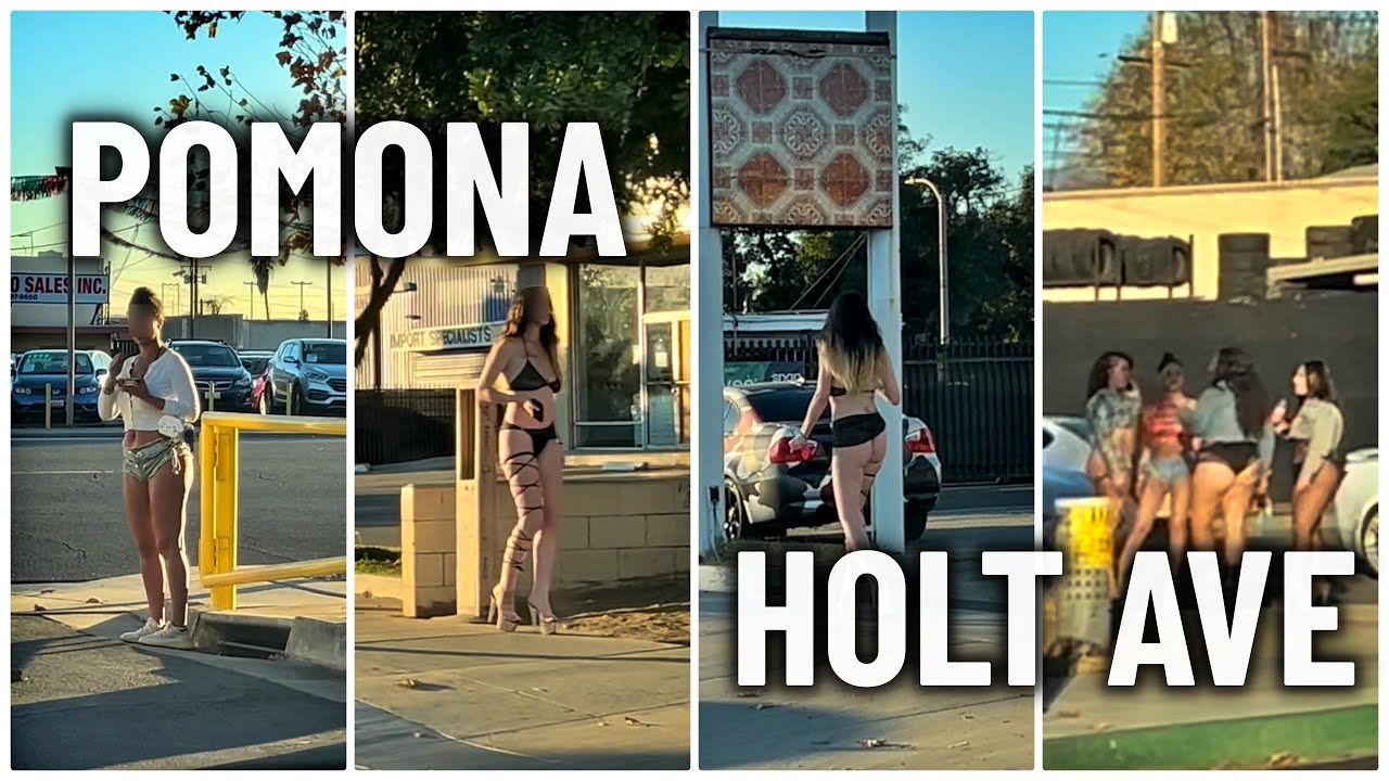 Pomona in California | Real Street Life Holt Avenue | 4K HDR Video 📽️