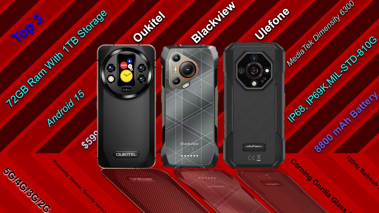 Oukitel WP200 Pro vs Blackview BL7000 vs Ulefone Armor X32 Pro: Ultimate Rugged Phone Showdown!