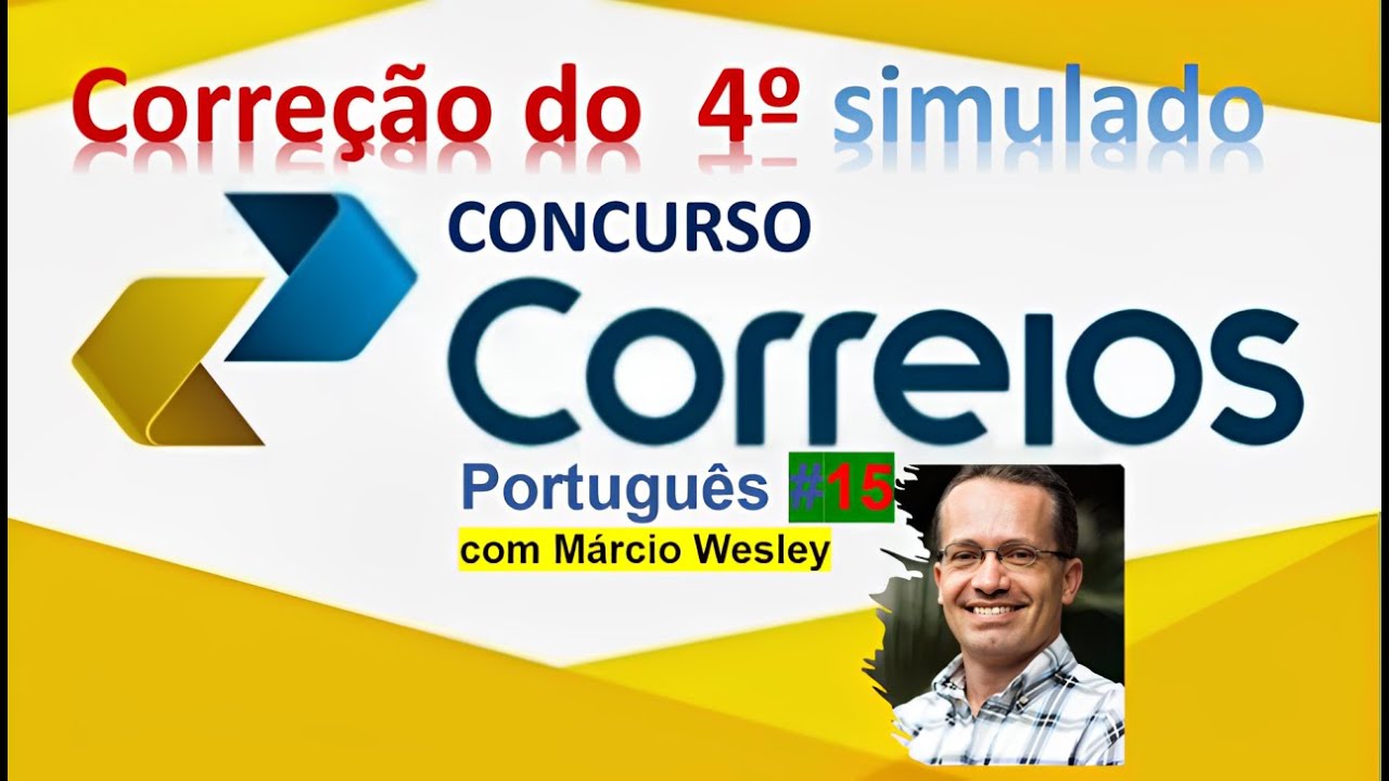 Correção do 4º Simulado - Português para os Correios