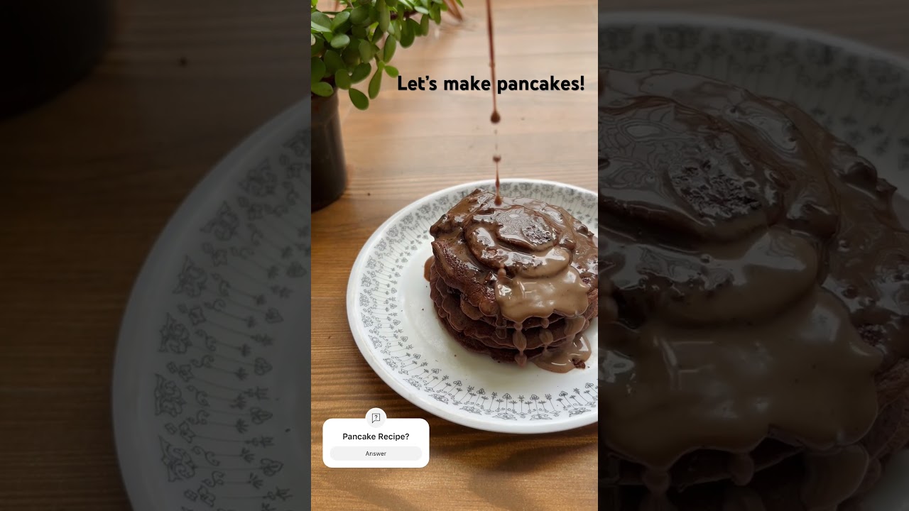 Trying pancakes for the first time 🥞 #pancake #pancakes #breakfast #dessert #waffle #chocolatecake